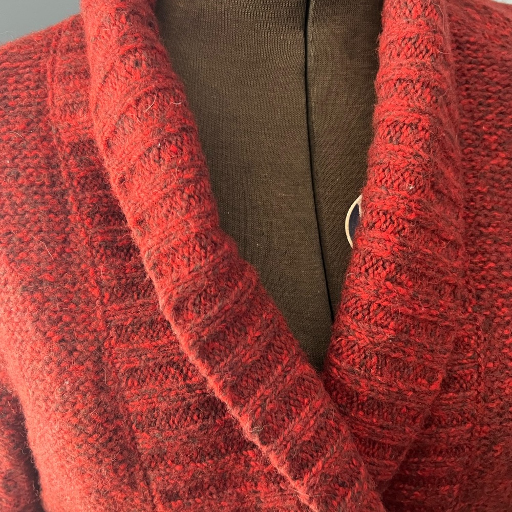 Pendleton Deep Red Women's Knit Jacket - image 2